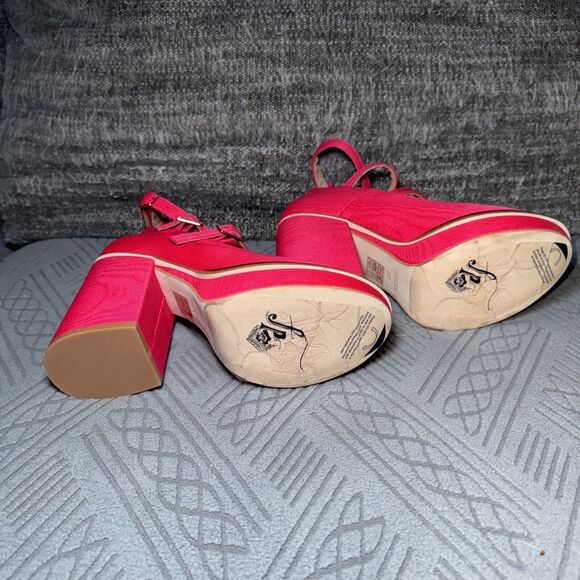 Stylish Pink Women's Platform Heels - Picture 6 of 7